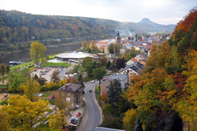 Blick auf Bad Schandau - Sächsische Schweiz
